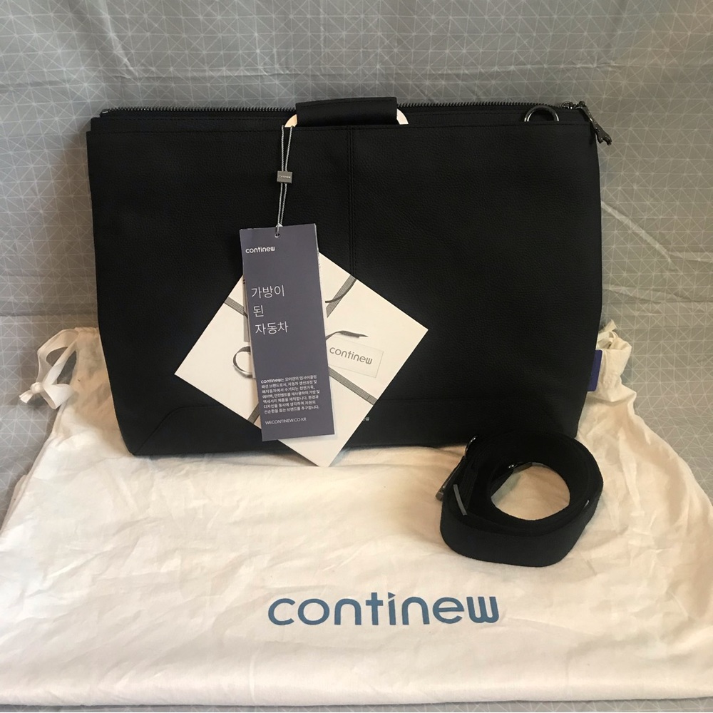 NWT Continew Airman Briefcase in‎ Black